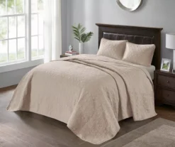 Vancouver Khaki Queen 3-Piece Bedspread Set -Northlight Sales Store 810523203 810523214 810523239 810523249 3