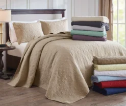 Vancouver Mocha King 3-Piece Bedspread Set -Northlight Sales Store 810523206 810523216 810523233 810523243 10