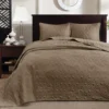 Vancouver Mocha King 3-Piece Bedspread Set 2 Vancouver Mocha King 3-Piece Bedspread Set -Northlight Sales Store 810523206 810523216 810523233 810523243