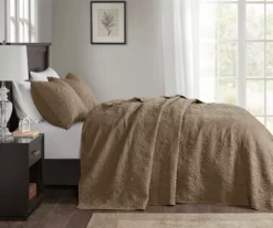 Vancouver Mocha King 3-Piece Bedspread Set -Northlight Sales Store 810523206 810523216 810523233 810523243 2