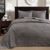 Vancouver Dark Gray Queen 3-Piece Bedspread Set -Northlight Sales Store 810523208 810523234 810523244 810523253