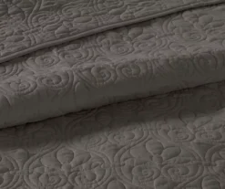 Vancouver Dark Gray King 3-Piece Bedspread Set -Northlight Sales Store 810523208 810523234 810523244 810523253 4 1