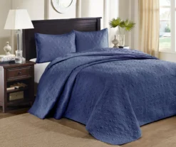 Vancouver Navy Twin 2-Piece Bedspread Set -Northlight Sales Store 810523210 810523240 810523250 810523255 1 1