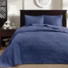 Vancouver Navy Twin 2-Piece Bedspread Set