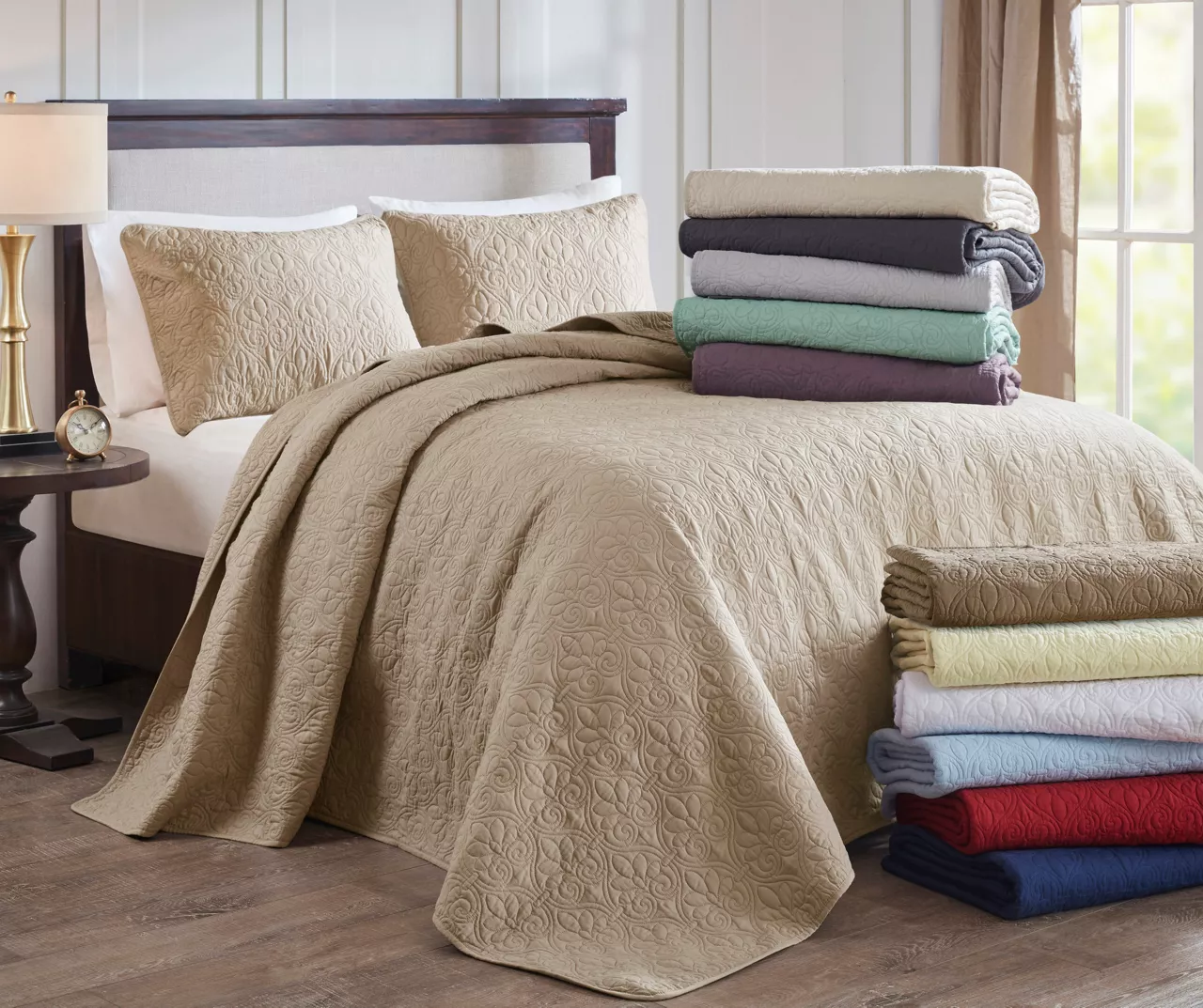 Vancouver Navy Full 3-Piece Bedspread Set 12 Vancouver Navy Full 3-Piece Bedspread Set - Image 10