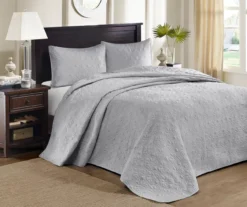 Vancouver Gray Queen 3-Piece Bedspread Set -Northlight Sales Store 810523211 810523237 810523247 810523256 1