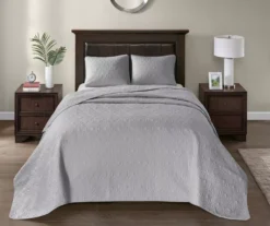 Vancouver Gray Queen 3-Piece Bedspread Set -Northlight Sales Store 810523211 810523237 810523247 810523256 2