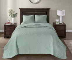 Vancouver Seafoam Queen 3-Piece Bedspread Set -Northlight Sales Store 810523213 810523238 810523248 810523258 2