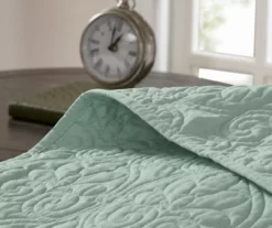 Vancouver Seafoam Queen 3-Piece Bedspread Set -Northlight Sales Store 810523213 810523238 810523248 810523258 5
