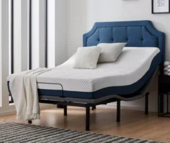 Lucid Comfort Collection 10" Hybrid Memory Foam Mattress & Adjustable Bed Base Set