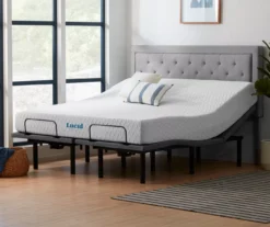 10" King Medium Memory Foam Mattress & Adjustable Bed Base Set