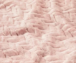 Sepia Rose Zigzag-Embossed Velvet King Blanket 9 Sepia Rose Zigzag-Embossed Velvet King Blanket -Northlight Sales Store 810531015 810617577 3