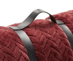 Tawny Port Jacquard Supreme Velvet King Blanket -Northlight Sales Store 810531016 3