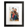 Black Matted Linear Photo Frame, (5" X 7") -Northlight Sales Store 810533920