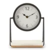 Black Round Elevated Tabletop Clock -Northlight Sales Store 810534570