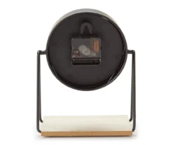 Black Round Elevated Tabletop Clock -Northlight Sales Store 810534570 3