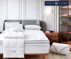 Scott Living White Down Fiber Comforter 27 Scott Living White Down Fiber Comforter -Northlight Sales Store 810535819 6