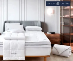 Scott Living White Down Fiber Comforter 32 Scott Living White Down Fiber Comforter -Northlight Sales Store 810535820 6