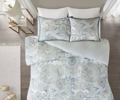 Lian Blue Reversible Duvet Cover Set -Northlight Sales Store 810538031 810538032 2 2