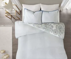 Lian Blue Reversible Duvet Cover Set -Northlight Sales Store 810538031 810538032 3 2
