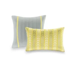 Darcy Yellow Chevron Duvet Cover Set -Northlight Sales Store 810538039 810538040 810538044 4 1