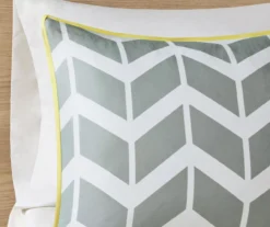 Darcy Yellow Chevron Duvet Cover Set -Northlight Sales Store 810538039 810538040 810538044 5 1