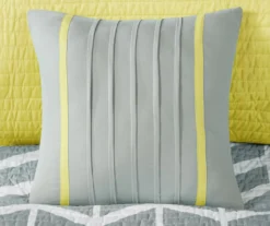 Darcy Yellow Chevron Full/Queen 5-Piece Duvet Cover Set -Northlight Sales Store 810538039 810538040 810538044 7