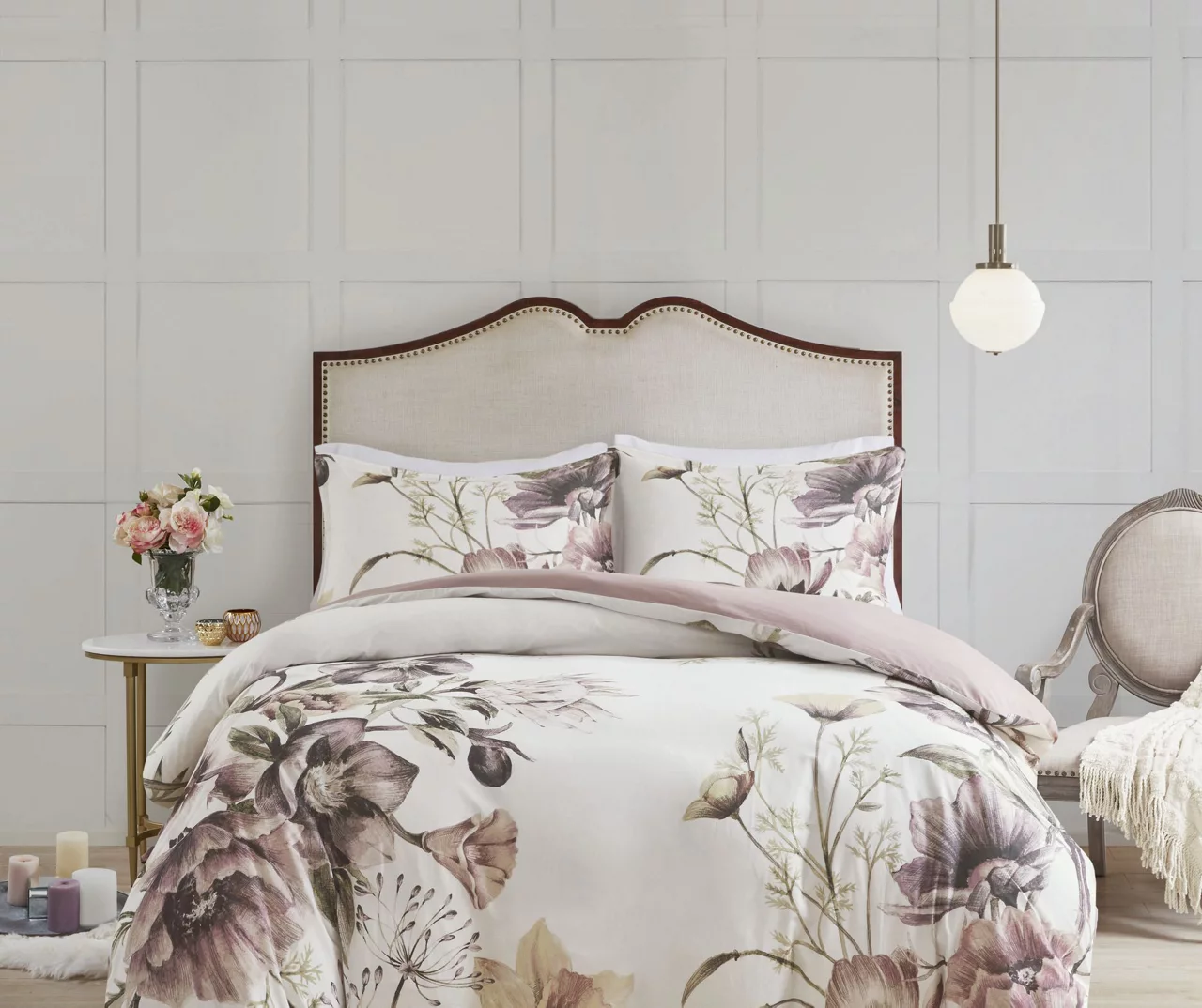 Maddy Blush Floral Duvet Cover Set 3 Maddy Blush Floral Duvet Cover Set