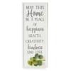 "A Place Of Happiness" White & Green Greenery Sentiment Plaque -Northlight Sales Store 810538441