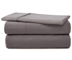 Charcoal Microfiber Twin 3-Piece Sheet Set