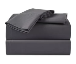 Charcoal Microfiber Full 4-Piece Sheet Set
