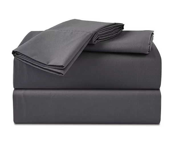 Charcoal Microfiber Full 4-Piece Sheet Set 3 Charcoal Microfiber Full 4-Piece Sheet Set