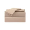 Tan Microfiber Full 4-Piece Sheet Set 1 Tan Microfiber Full 4-Piece Sheet Set -Northlight Sales Store 810541822 1