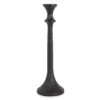 Black Hammered Metal Taper Candle Holder, (14") -Northlight Sales Store 810541852