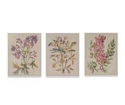 Linen Botanicals 3-Piece Canvas Set