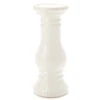 Ivory Ceramic Pillar Candle Holder, (10") 2 Ivory Ceramic Pillar Candle Holder, (10") -Northlight Sales Store 810544003