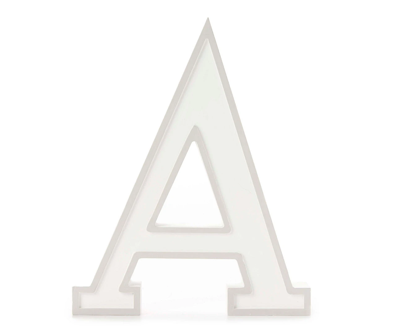 Monogram Gray Wash Tabletop Letter Plaque 8 Monogram Gray Wash Tabletop Letter Plaque - Image 6