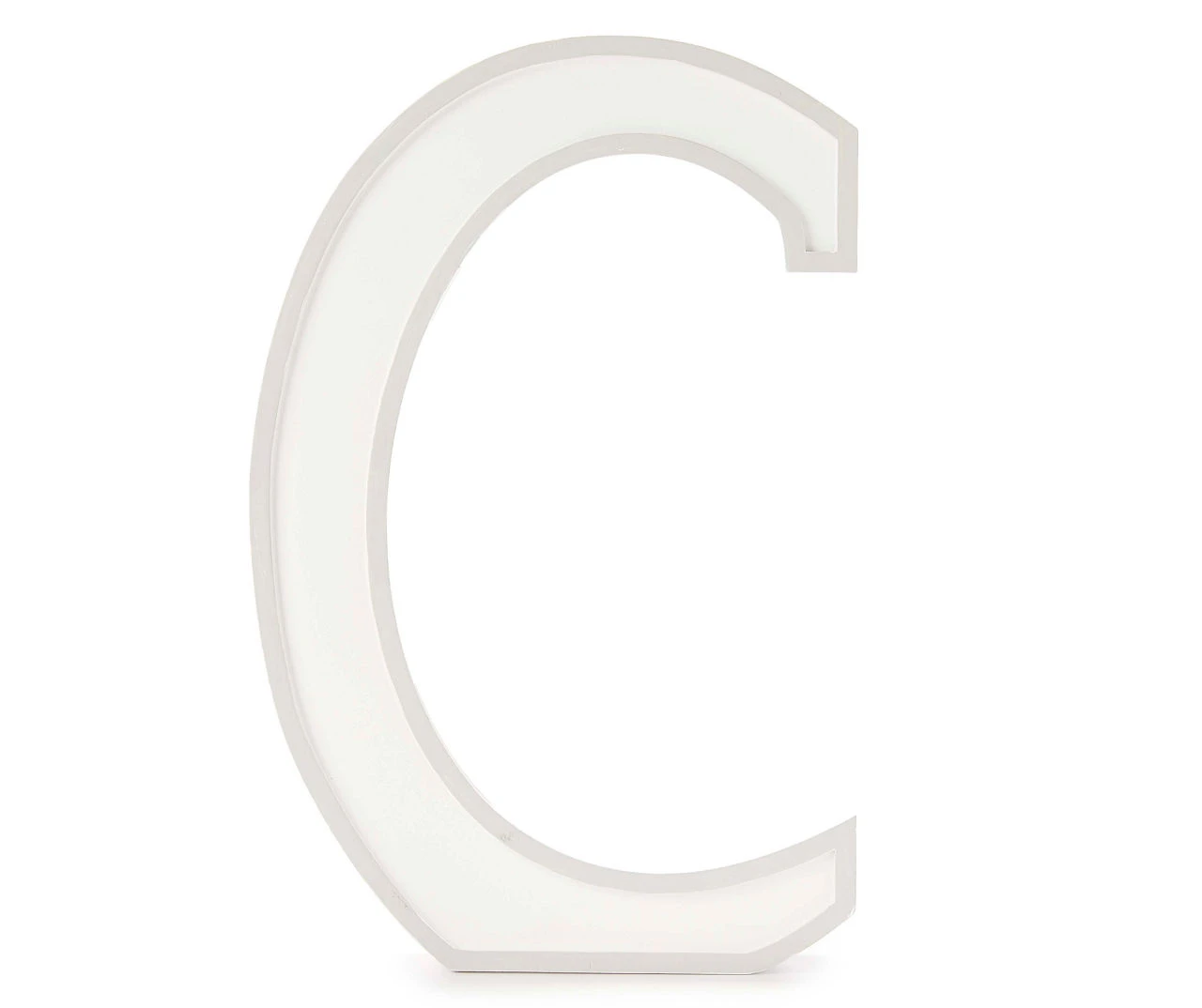 Monogram Gray Wash Tabletop Letter Plaque 7 Monogram Gray Wash Tabletop Letter Plaque - Image 5