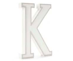 Monogram Gray Wash Tabletop Letter Plaque 30 Monogram Gray Wash Tabletop Letter Plaque -Northlight Sales Store 810544007 1