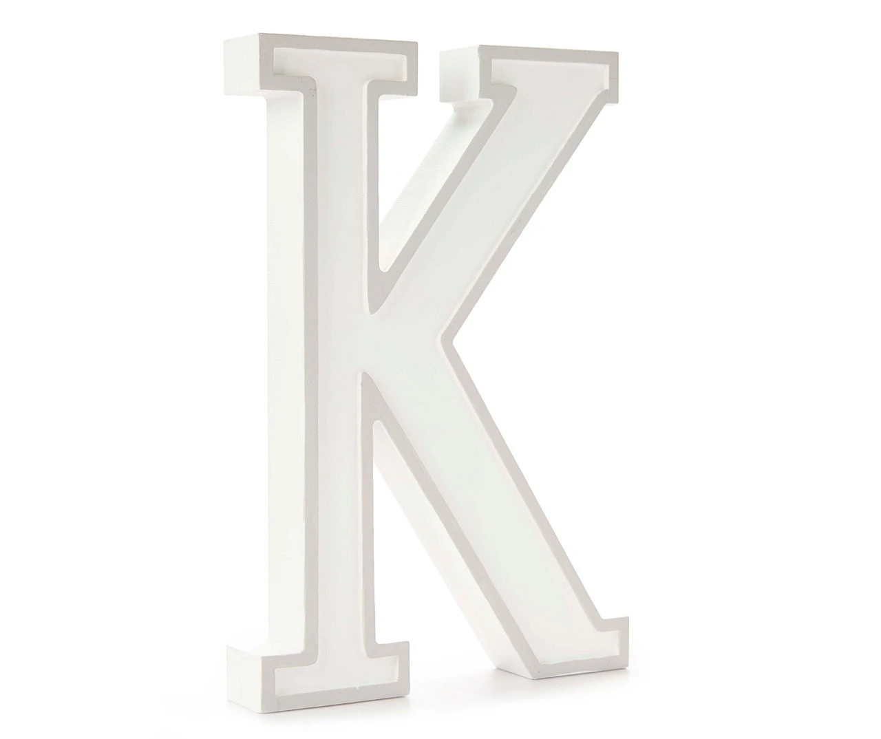 Monogram Gray Wash Tabletop Letter Plaque 13 Monogram Gray Wash Tabletop Letter Plaque - Image 11