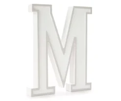 Monogram Gray Wash Tabletop Letter Plaque 28 Monogram Gray Wash Tabletop Letter Plaque -Northlight Sales Store 810544008 1