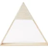 Light Brown & White Wood & Yarn 1 Triangle Wall Decor -Northlight Sales Store 810544020