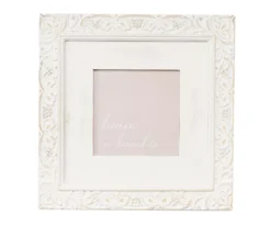 "Dream In Bunches" White & Gray Ornate Framed Wall Plaque