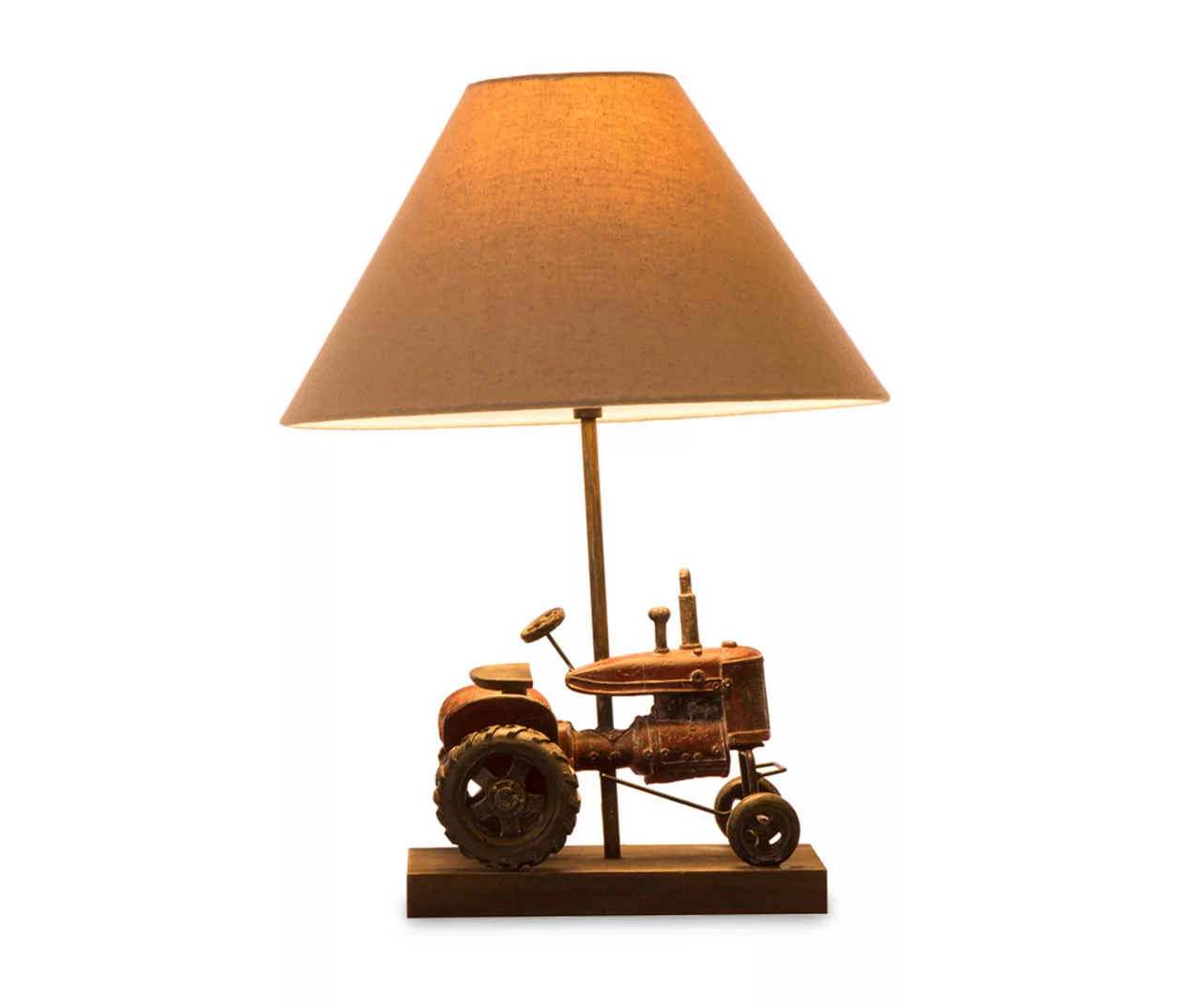 Brown Tractor Truck Table Lamp 3 Brown Tractor Truck Table Lamp