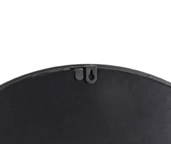 Black Quatrefoil-Accent Round Wall Mirror, (23.62") -Northlight Sales Store 810546448 8