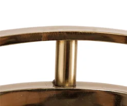 Gold Open-Border Round Wall Mirror, (24") -Northlight Sales Store 810546452 3