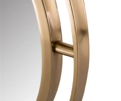 Gold Open-Border Round Wall Mirror, (24") -Northlight Sales Store 810546452 5