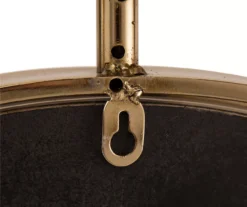 Gold Open-Border Round Wall Mirror, (24") -Northlight Sales Store 810546452 6