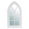 White Arching Windowpane Wall Mirror, (40.16") -Northlight Sales Store 810546460 11
