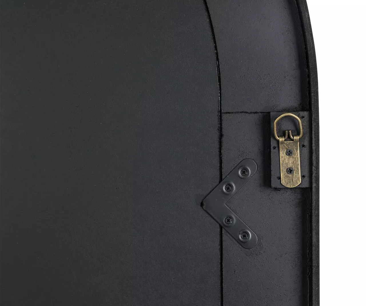 White Arching Windowpane Wall Mirror, (40.16") 12 White Arching Windowpane Wall Mirror, (40.16") - Image 10